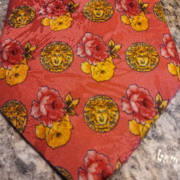 VintageVERSACE silk tie-